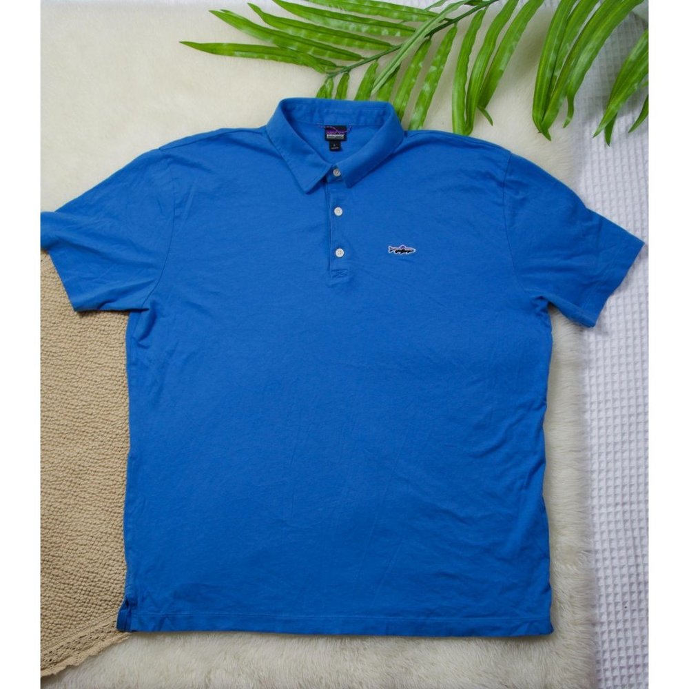 Patagonia Men’s Sunshade Polo – Tarpon Fitz Roy